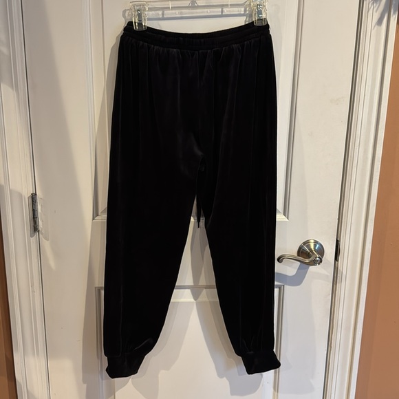 Bozzolo Black Velvet pants Joggers size small - Picture 5 of 5